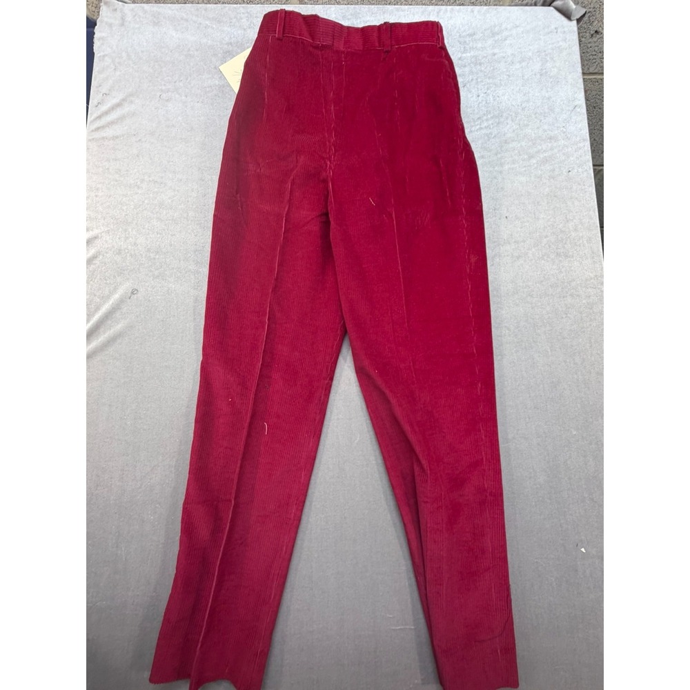 Vintage Talbots David Brooks MAde in USA Women Red Dress Pants Size 6
